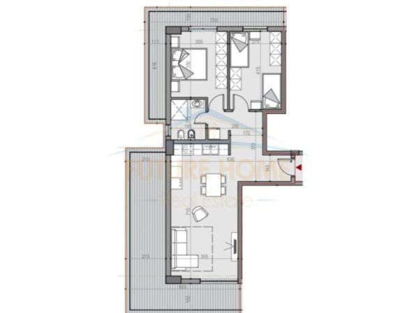 Shitet, Apartament 2+1, Univers City, Tirane
102,000 €