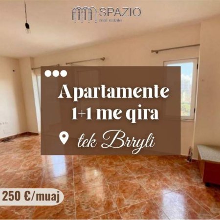 Tirane, jepet me qera apartament 1+1+BLK Kati 4, 72 m² 250 Euro (Brryli)