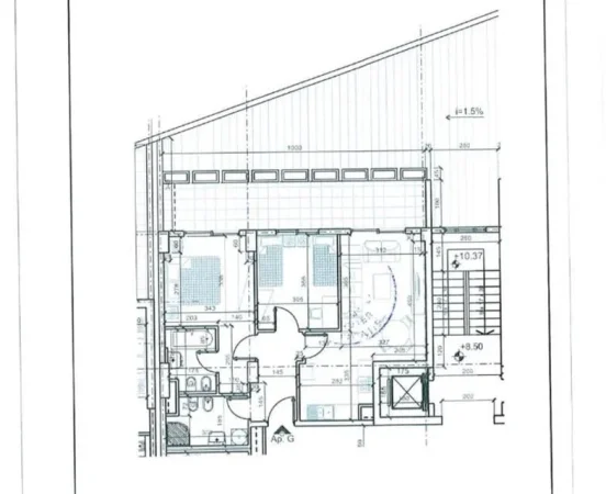 SHITET APARTAMENT 2+1+2 TEK KRISTAL CENTER!