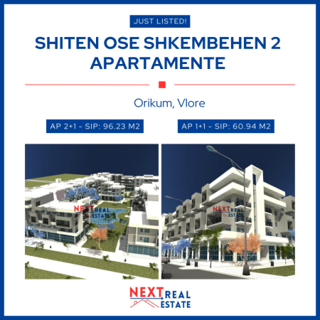 Orikum, shitet apartament 1+1+BLK Kati 4, 60 m², 57,893 Euro (Orikum)
