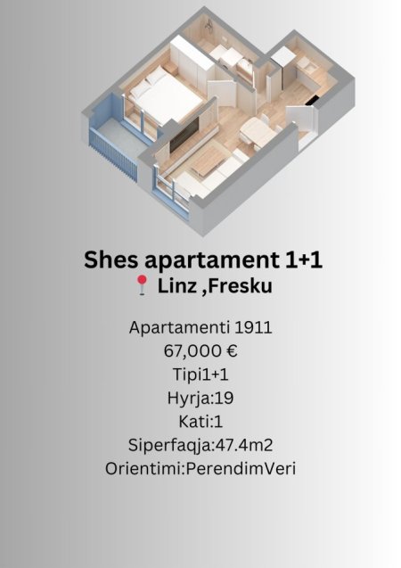 Shes apartament 1+1