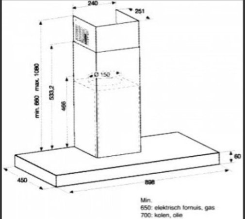 Shes Aspirator kuzhine AEG 90 cm (i ri, ne paketim origjinal)