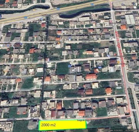 Shitet toke are, 2000 m2 Shkozet, Durres