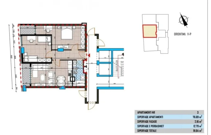 Shitet,Apartament 2+1,Fusha e Aviacionit