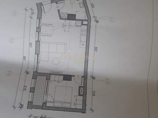 Tirane, jepet me qera apartament 1+1 Kati 1, 67 m² 400 Euro (21 dhjetori)