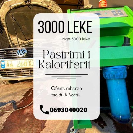 Tirane, oferte makine ECO Hydrogen AL OFERTA Korrik