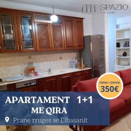 Tirane, jepet me qera apartament 1+1 60 m² 350 Euro (Rruga e Elbasanit)