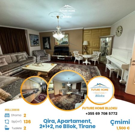 Qira, Apartament 2+1 Rr. Ismail Qemali “Blloku”