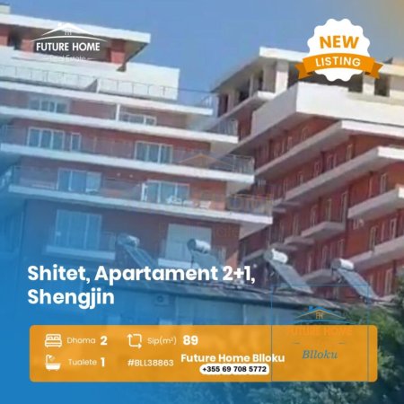 Shitet Apartament 2+1 Sea View, Shengjin