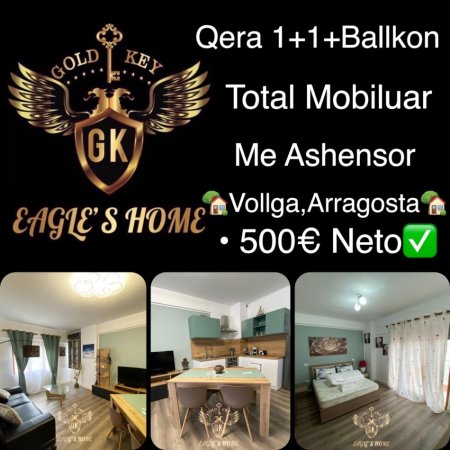 Qera• 1+1+Ballkon🏡Vollga,Hotel Arragosta🏡