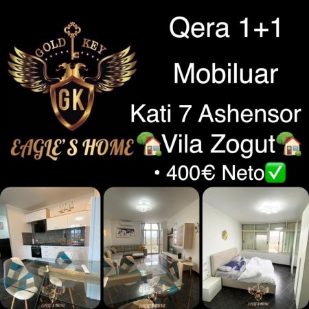 Apartament me Qera 
• 1+1 
• 65 Metra
• Total Mobiluar
• Kati 7 pallat 8 katsh me ashensor
• Orientim Perendim
🏡Vila Zogut🏡
• 400€ Neto✅
WEB LINK : https://goldkeyrealestate.al/sq/DetajetePron%C3%ABs/15521416
Post Nr : 15521416
________________________________________
PER ME SHUME INFORMACION👇
📲