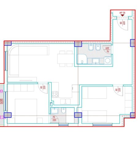 Shesim Apartament 2+1+2 ne afersi te Trenit !