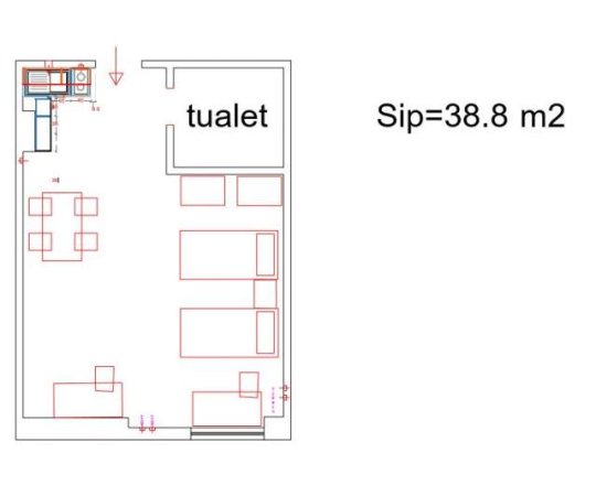 Në Rezidencen Folè, jepet me qera apartament  Studio (dy persona) 39 m² 350 Euro (Rr 29 Nëntori, Laprakë, )