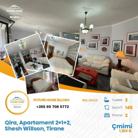 Qira, Apartament 2+1+2 (Sheshi Wilson)