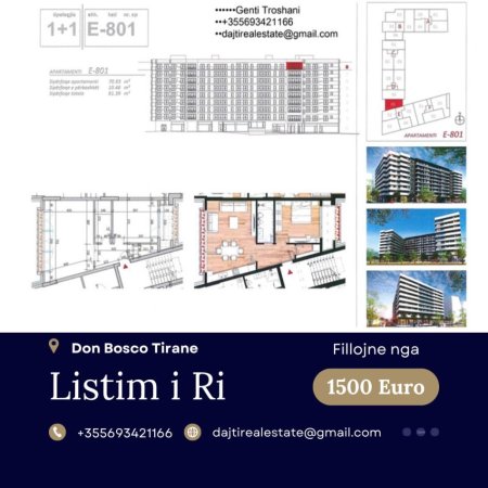 Shitet 1+1 📍Don Bosco, 📐 81.39 m2 🏢 Kati: 8