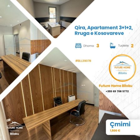 Qira, Apartament 3+1+2 (Rr.Kosovareve) Tirane