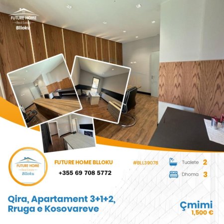 Qira, Apartament 3+1+2 (Rr.Kosovareve) Tirane