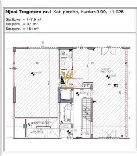 SHITET NJESI TREGTARE 151 M2 TEK RRUGA MIHAL DURI 860.000 EURO