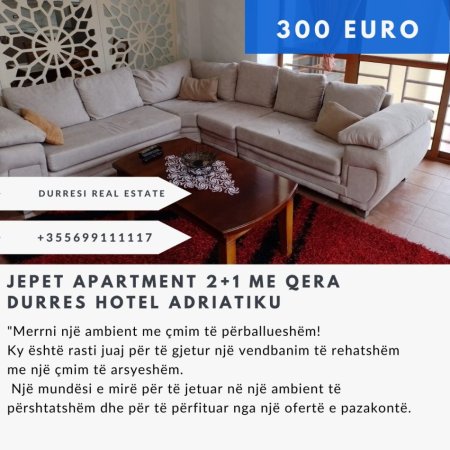 Jepet Me QERA 2+1 Durres Hotel Adriatiku