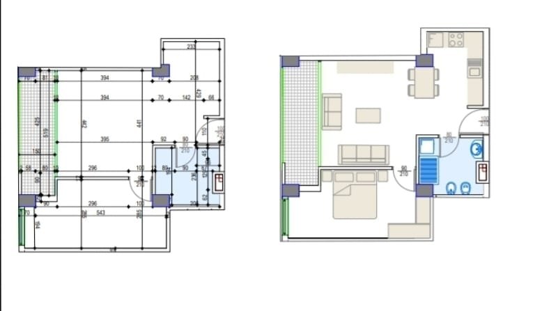 Shitet, Apartament 1+1, Qendër, Tiranë - 267000€ | 76.2m²