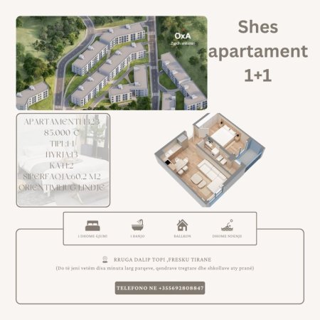 Shes apartament 1+1