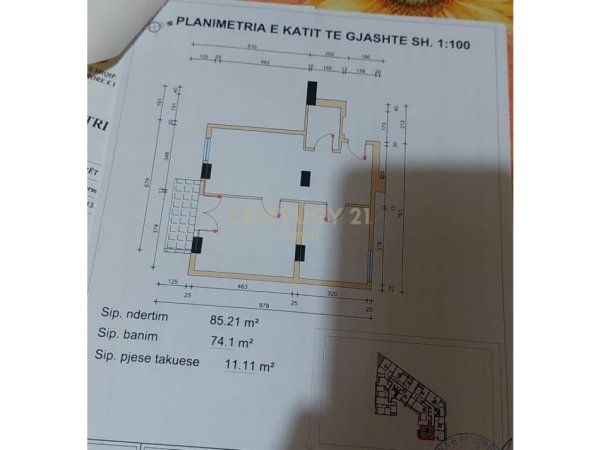 SHESIM APARTAMENT TE MOBILUAR 2+1 NE YZBERISHT