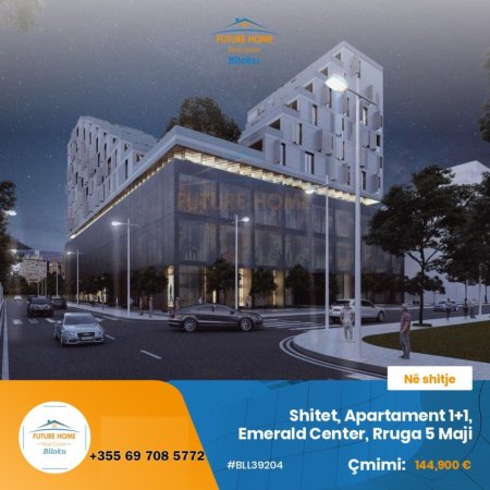 Shitet Ap 1+1 Kompleksi Emerald, Rr 5 Maj Tirane