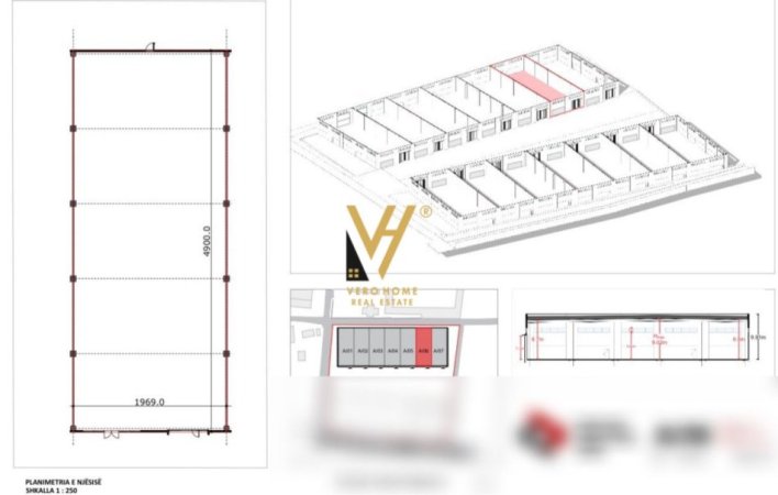 SHITET KAPANON 964 M2 NE PICARE , VORE 868.000 EURO