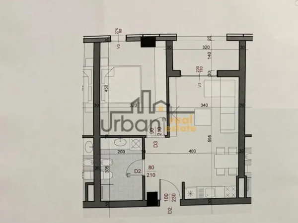 Shitet, Apartament 1+1, Casa Bosco Residence, Tiranë - 126.255€ | 66.45m²