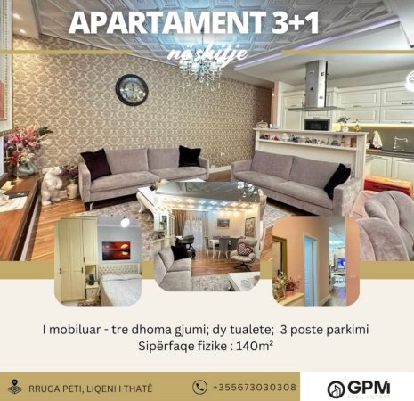 Apartament 3+1 ne shitje tek Liqeni i thate