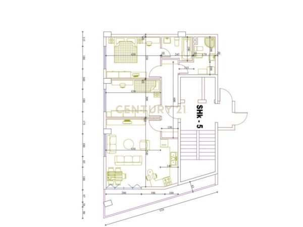 Apartament 2+1+2 Për Shitje në Astir - 117.200€