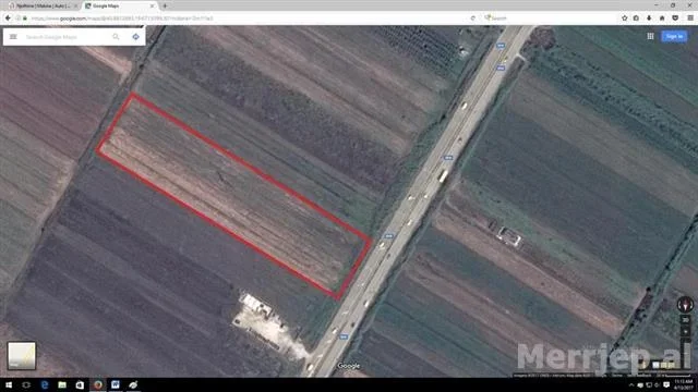 Lushnje, shes toke anes autostrades Lu - Fr, 6.882 m² 173 000 Euro