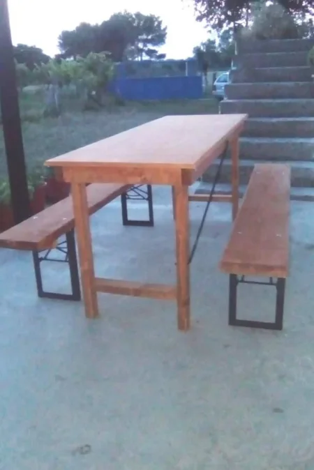 Lezhe, - TENDA ME QERA PER DASMA, Stola Tavolina dhe DJ