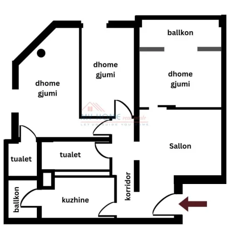 Apartament 3+1+2 ne shitje ne Rrugen Dritan Hoxha ne Tirane