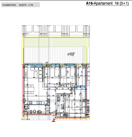 Apartament 3+1 - Kodra e Diellit 1 Zhvillimi Ri Jug