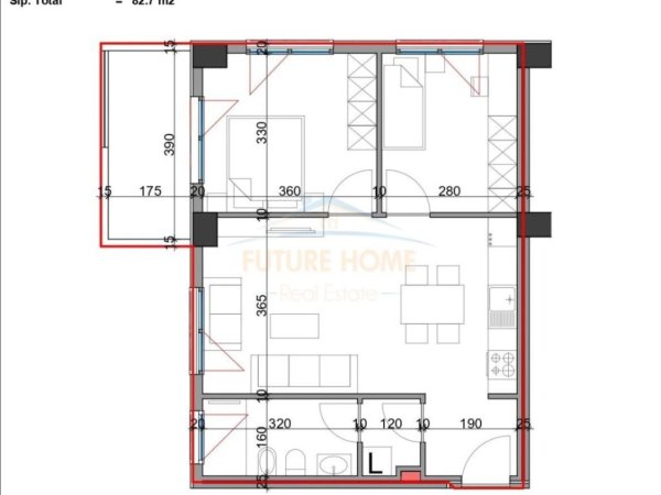 Shitet, Apartament 2+1,Viva Rezidence.
Cmimi 124,000euro