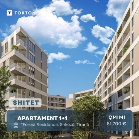 Shitet, Apartament 1+1, Forest + Residence