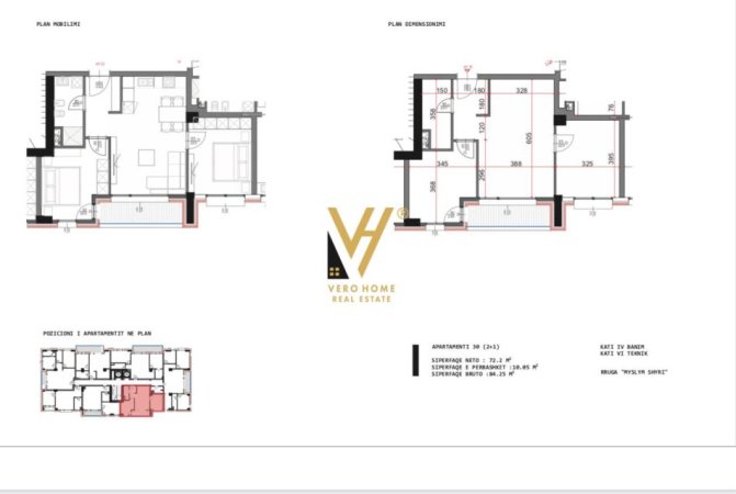 SHITET APARTAMENT 2+1+BLK TE MYSLYM SHYRI 227,475 EURO