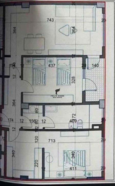 SHITET APARTAMENT,KAMEZ,85.900 EURO.