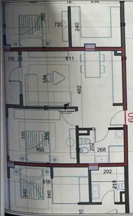 SHITET APARTAMENT,KAMEZ,46.700 EURO.