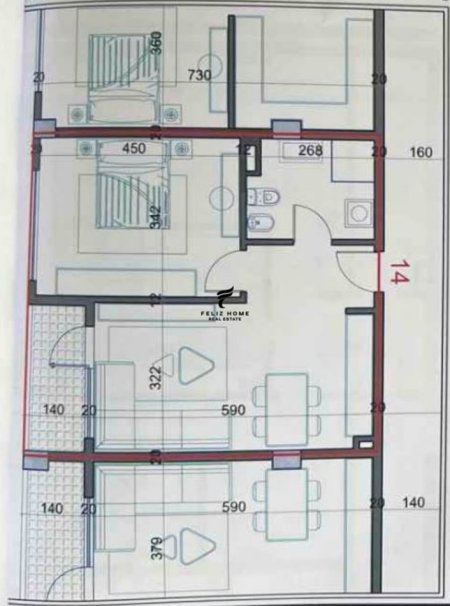 SHITET APARTAMENT,KAMEZ,46.700 EURO.