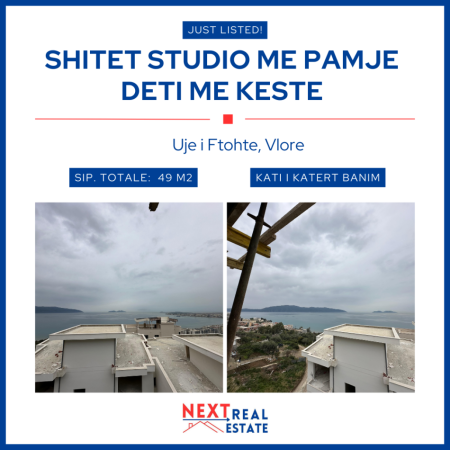 SHITET STUDIO ME PAMJE TE PLOTE DETI ME 4 KESTE NE KODER LUNGOMARE, VLORE