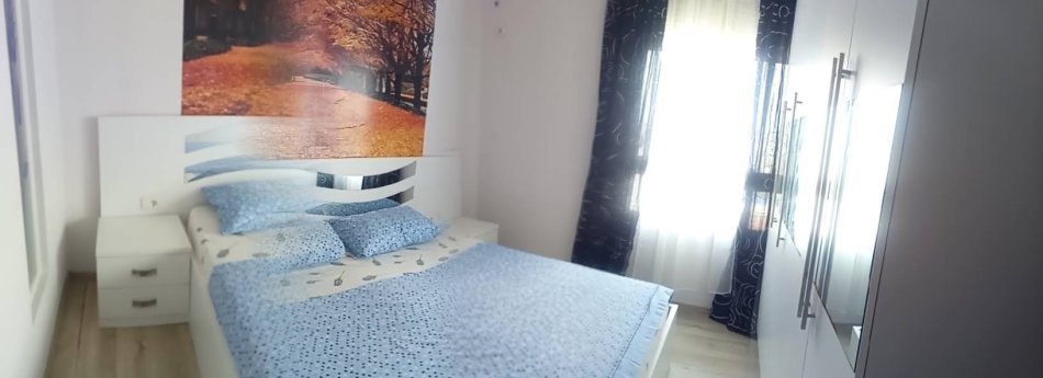 Jepet me qera Apartamenti 2+1 400 mije leke , Vasil Shanto , te ish europiani