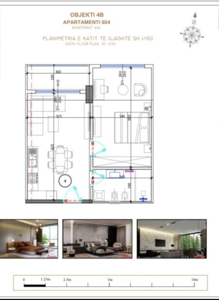 Shitet, Apartament 1+1, Liburna Residence, Qerret 
132,000 €