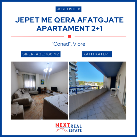 JEPET ME QERA AFATGJATE APARTAMENT 2+1 NE VLORE