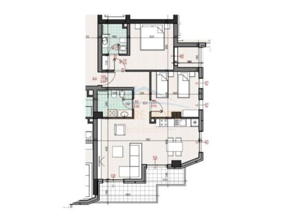 Shitet, Apartament 2+1+2, Don Bosco, Tirane PRM39485