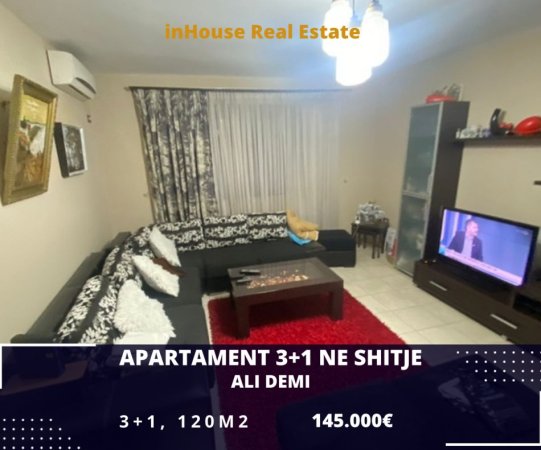 🏙APARTAMENT 3+1 +2 NE SHITJE NE ALI DEM