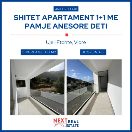 REZERVO PRONEN VETEM ME 500€! Vlore, shitet apartament 1+1+BLK Kati 3, 60 m², 108.000 Euro (Uje i Ftohte)