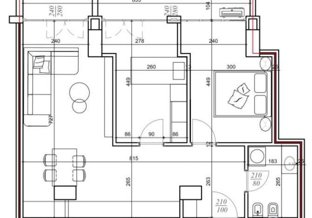 SHITET APARTAMENT 2+1 100000 EURO YZBERISHT