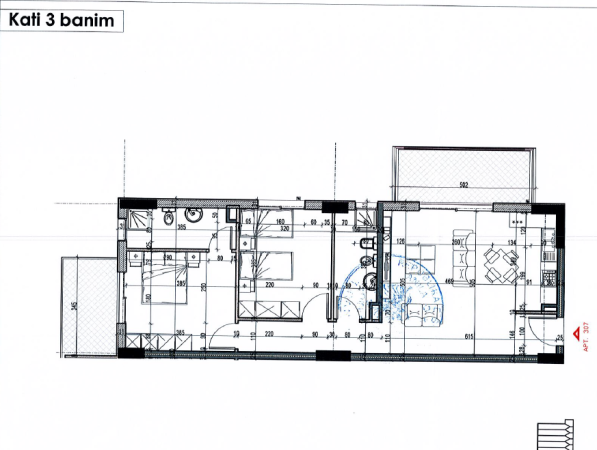 Shitet, Apartament 2+1+2, kompleksi Mirabella OPP39770